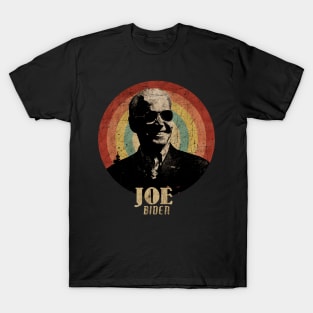 Retro Sunset Biden Glasses T-Shirt